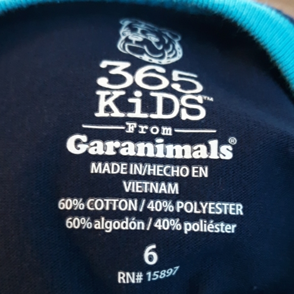 365 Kids from Garanimals Shirt sz. 6 - Picture 3 of 4
